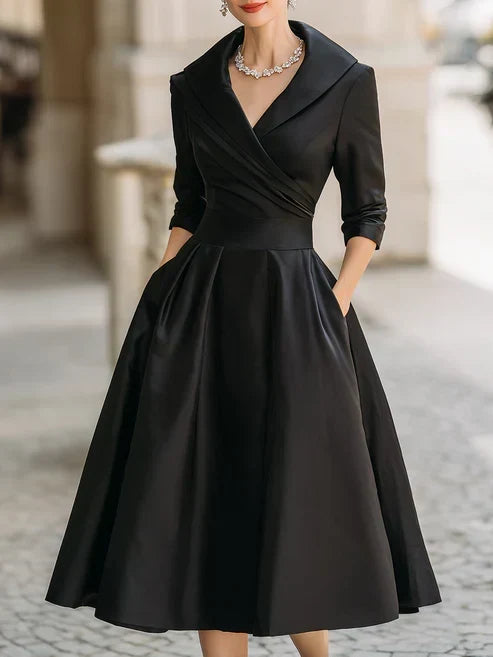 Everdina | Elegante Getailleerde Jurk