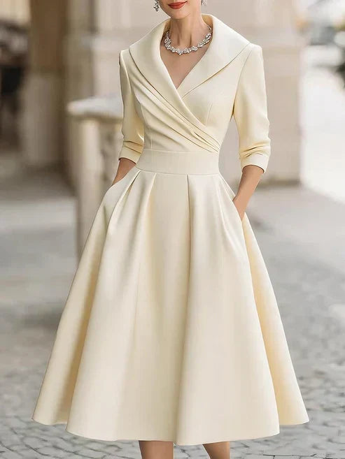Everdina | Elegante Getailleerde Jurk