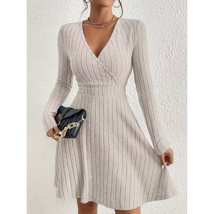 Lotte | Elegante Geribde Jurk
