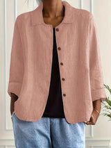 Elke | Elegante Doorknoop Blouse