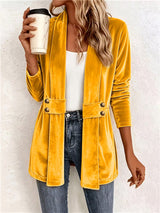 Elke | Verfijnde Blazer met Knoopdetail