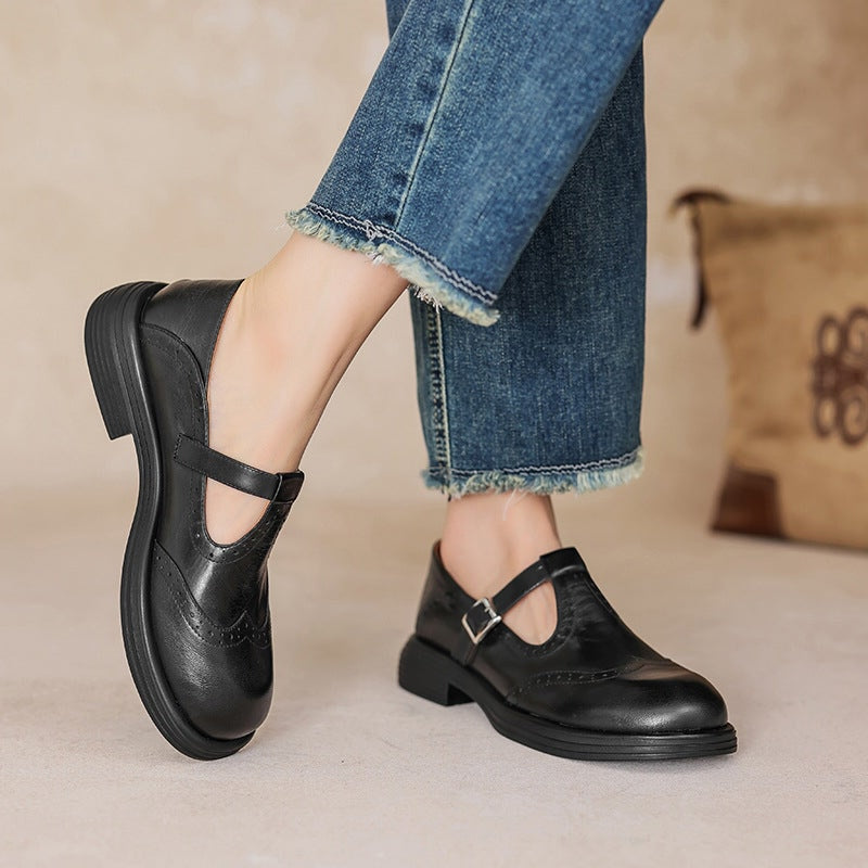 Dirkje | Tijdloze Bandschoenen met Gesp
