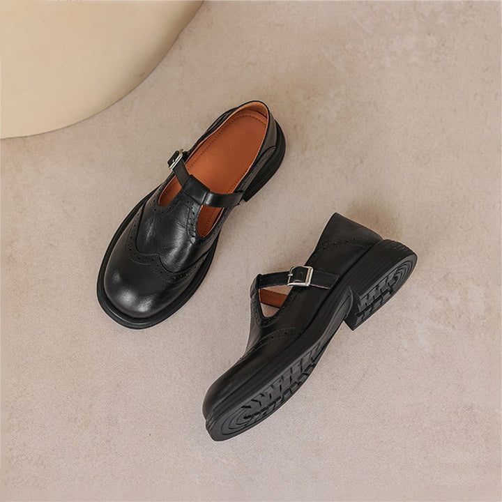 Dirkje | Tijdloze Bandschoenen met Gesp