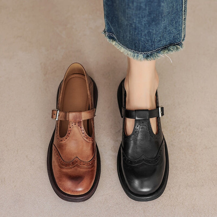 Dirkje | Tijdloze Bandschoenen met Gesp