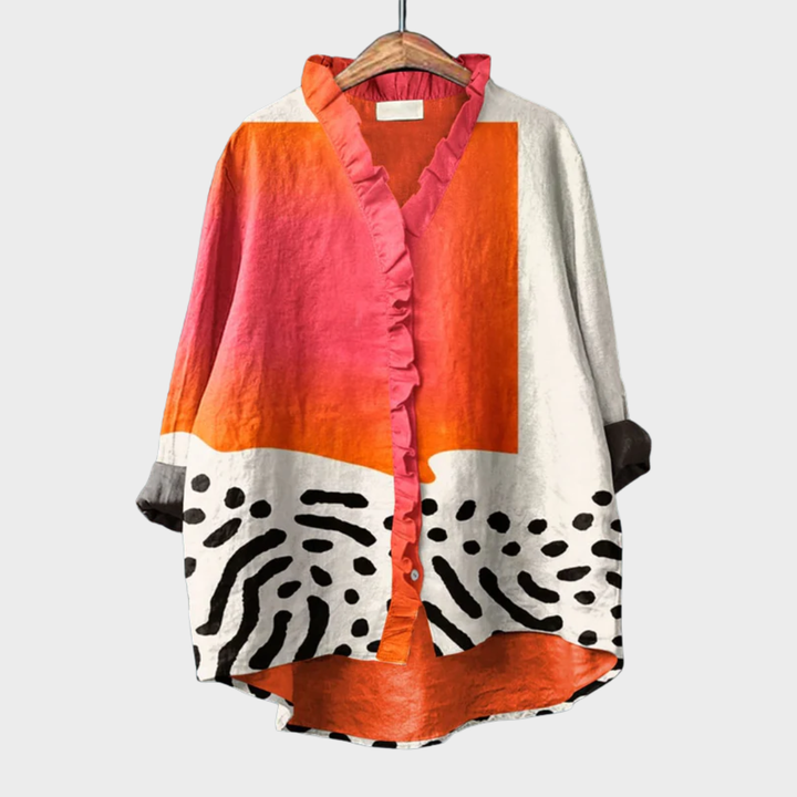 Jorien | Kunstzinnige Ruche Blouse