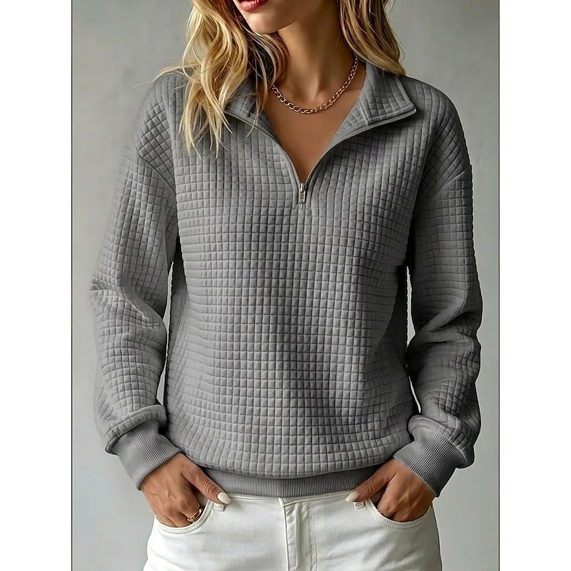 Inge | Verfijnde Half-Zip Sweater