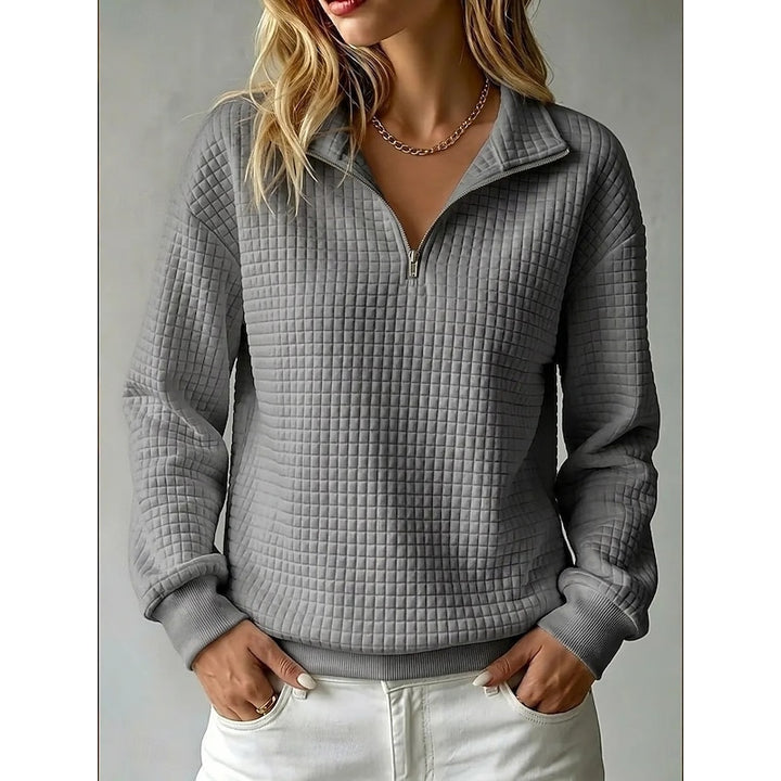 Inge | Verfijnde Half-Zip Sweater