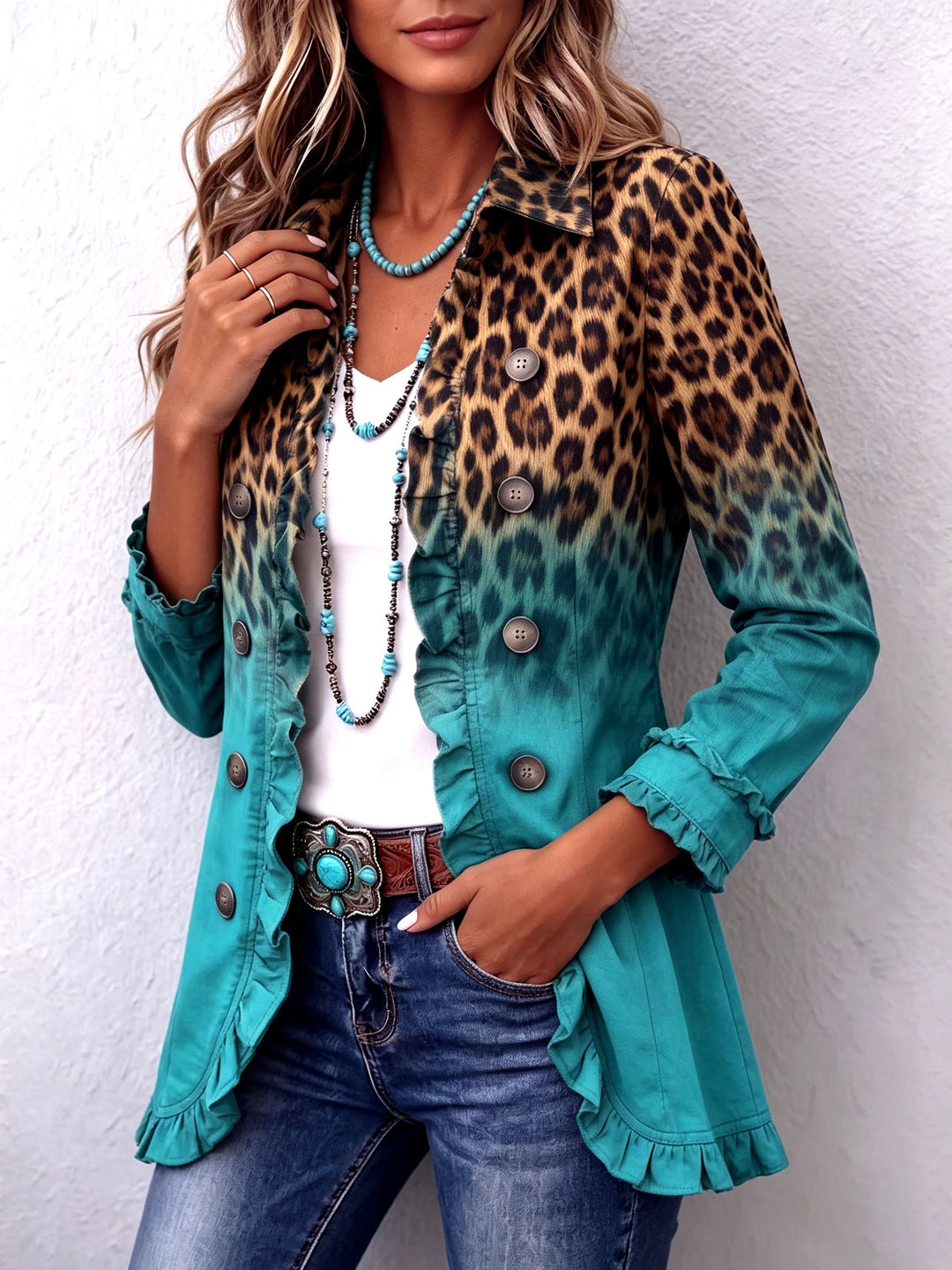 Floortje | Sierlijke Ruche Blazer
