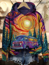 Imke | Kleurrijke Retro Hoodie