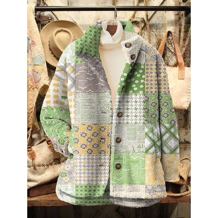 Marjan | Sierlijke Jas met Bloemenprint
