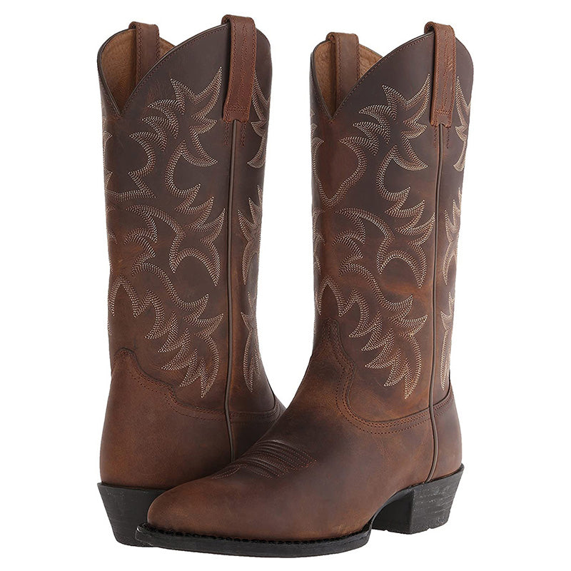 Loeka | Stijlvolle Cowboylaarzen met Verfijnd Stiksel