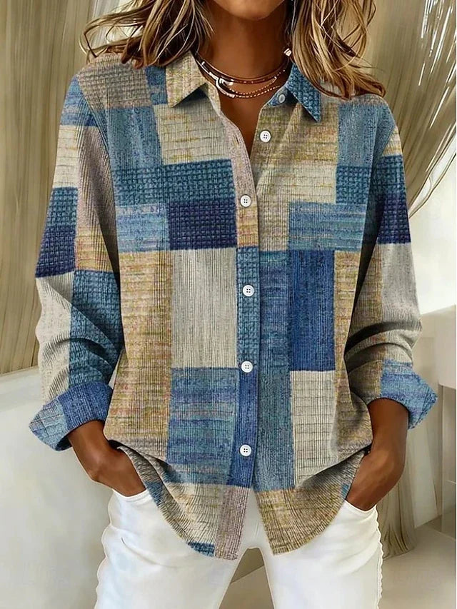 Sigrid | Sfeervolle Patchwork Blouse