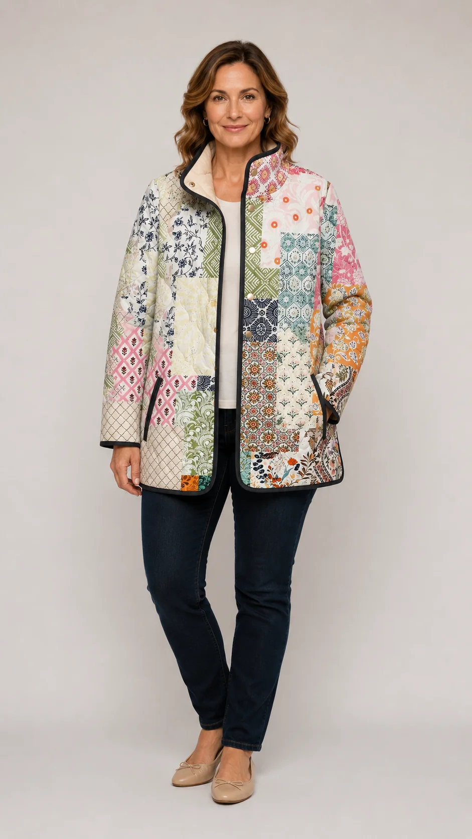 Aleid | Sierlijk Doorgestikt Patchwork Jack