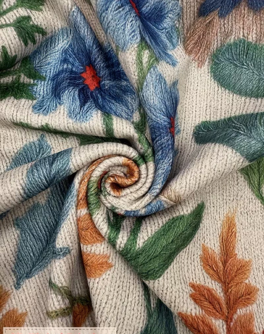 Jannetje | Bloemrijk Vest met Rits
