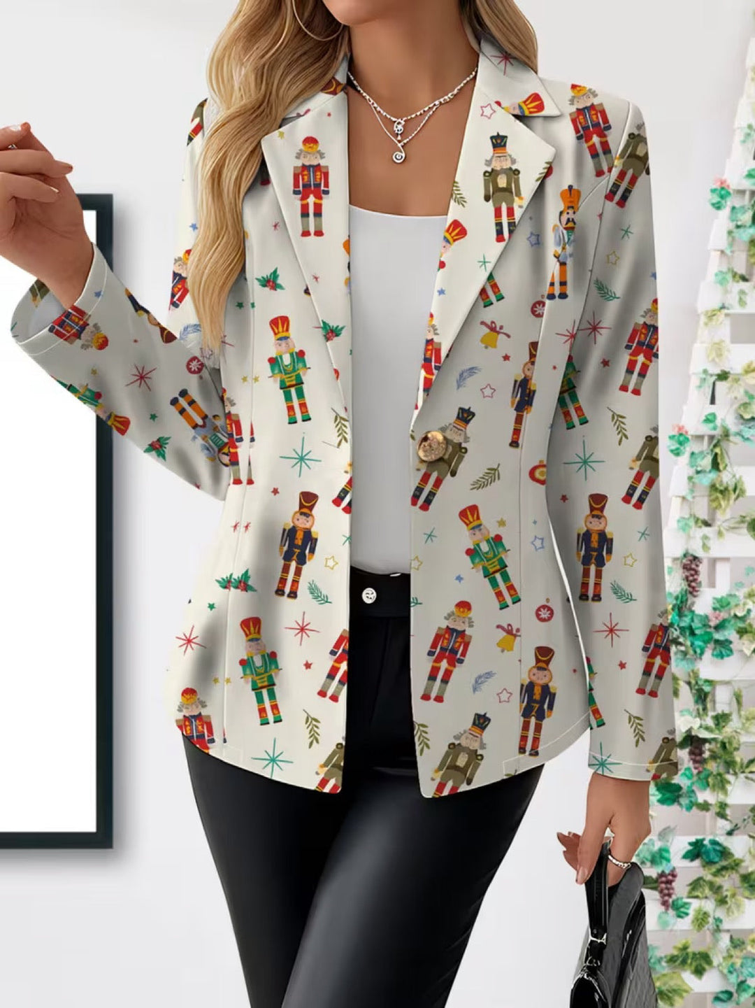 Geesje | Feestelijke Notenkraker Blazer