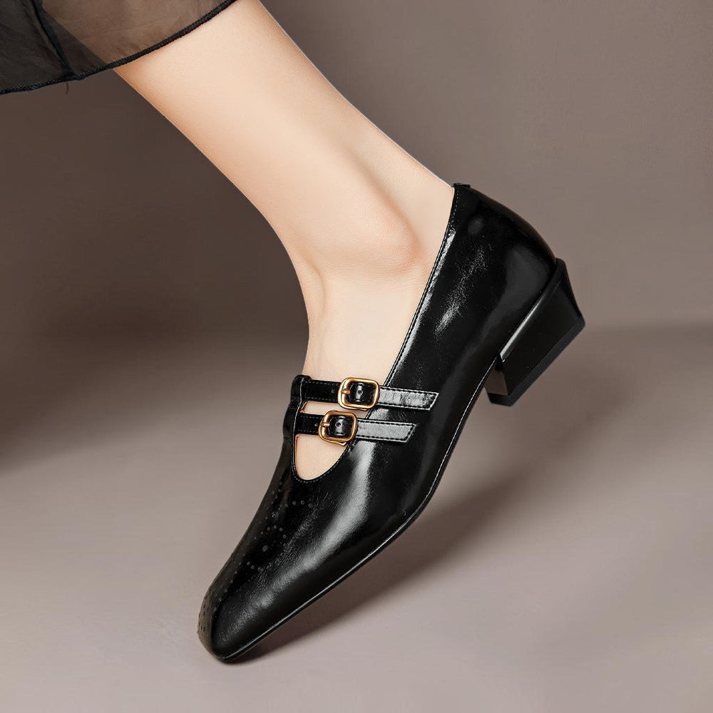 Carla | Verfijnde Dubbelgesp Pumps