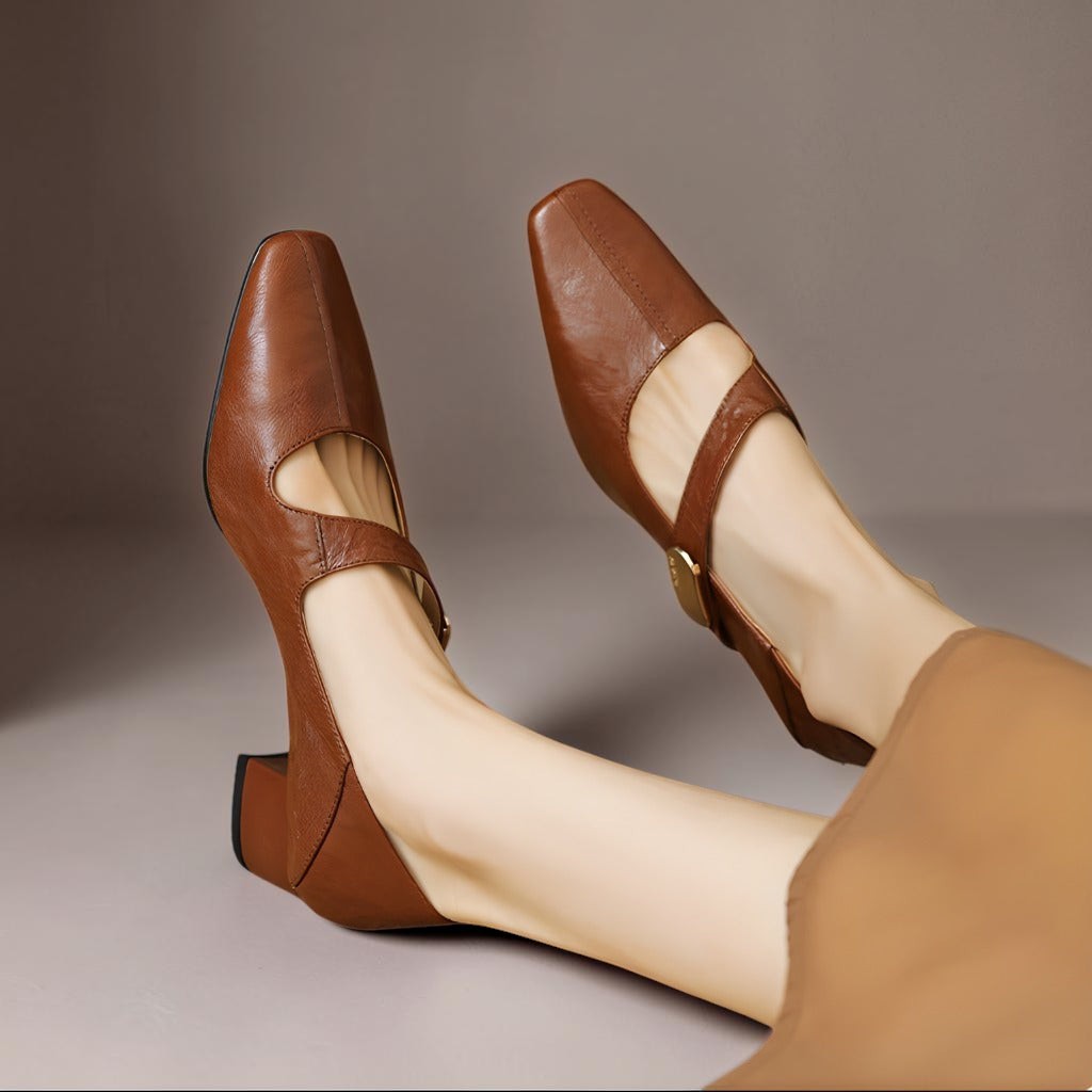 Hinke | Verfijnde Mary Jane Pumps
