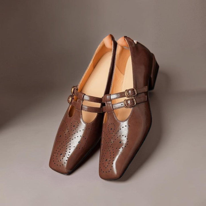 Carla | Verfijnde Dubbelgesp Pumps