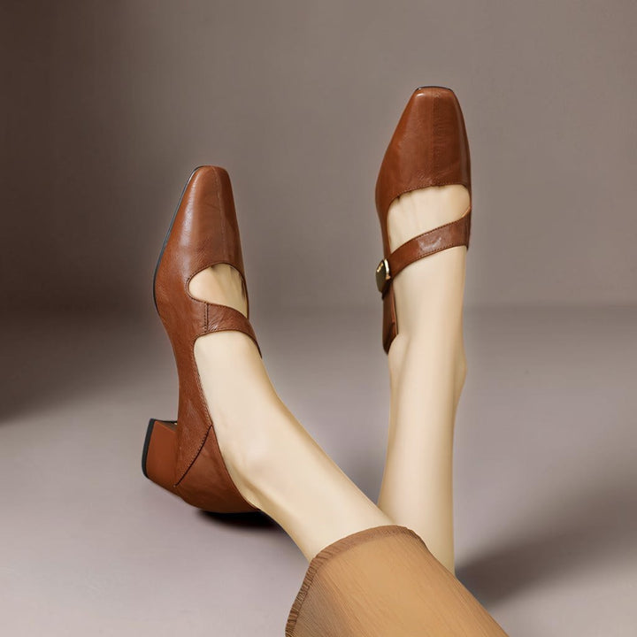 Hinke | Verfijnde Mary Jane Pumps