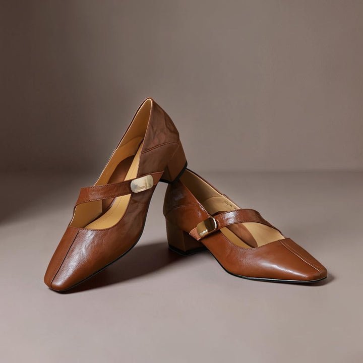 Hinke | Verfijnde Mary Jane Pumps