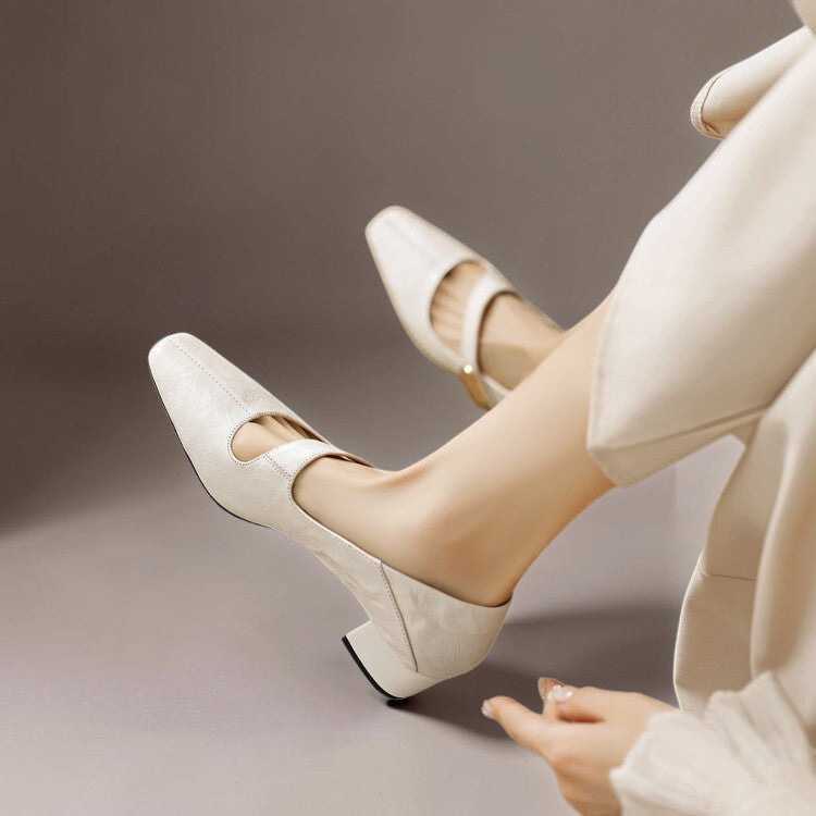 Hinke | Verfijnde Mary Jane Pumps