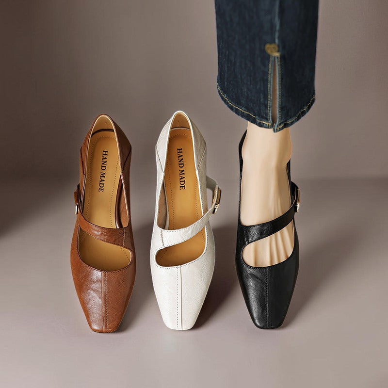 Hinke | Verfijnde Mary Jane Pumps