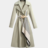Rozalinde | Getailleerde Klassieke Midi-Trenchcoat