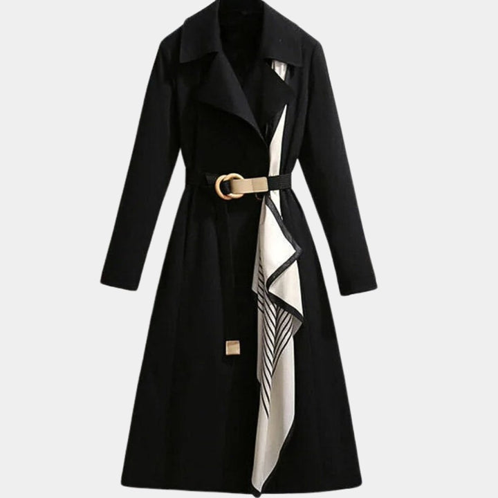 Rozalinde | Getailleerde Klassieke Midi-Trenchcoat