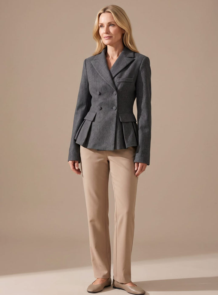 Diewertje | Getailleerde Dubbelrij Blazer