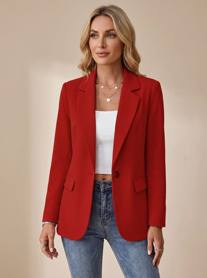 Lize | Verfijnde Blazer met Enkele Knoop