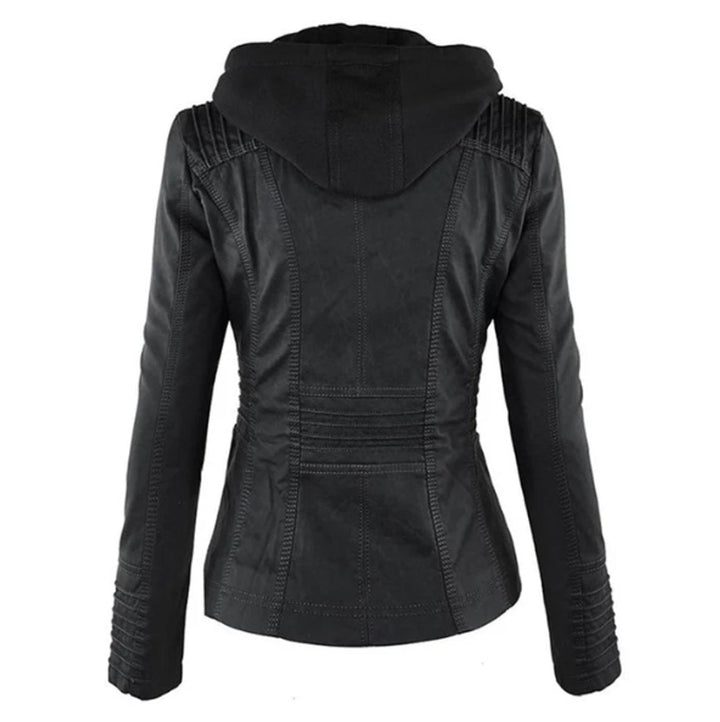 Jantien | Sportieve Bikerjas met Capuchon