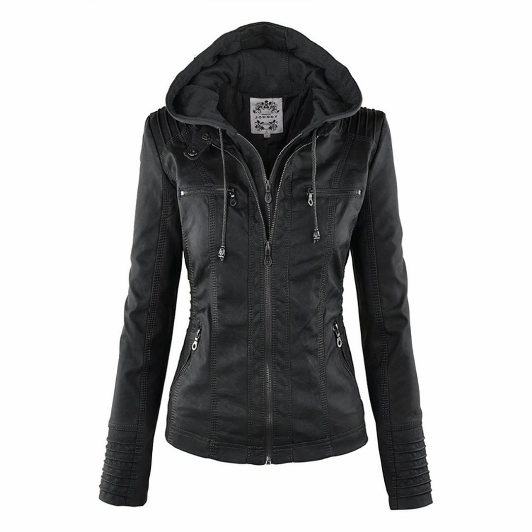 Charlotte | Verfijnd Capuchonjack met Afneembare Capuchon