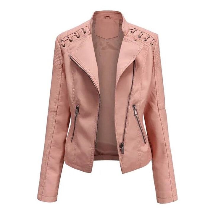 Marte | Soepele Bikerjack met Ritsdetails