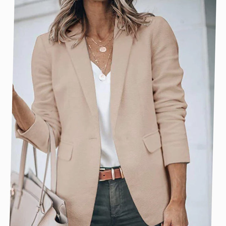 Daniëlle | Soepele Open Blazer met Lange Mouwen