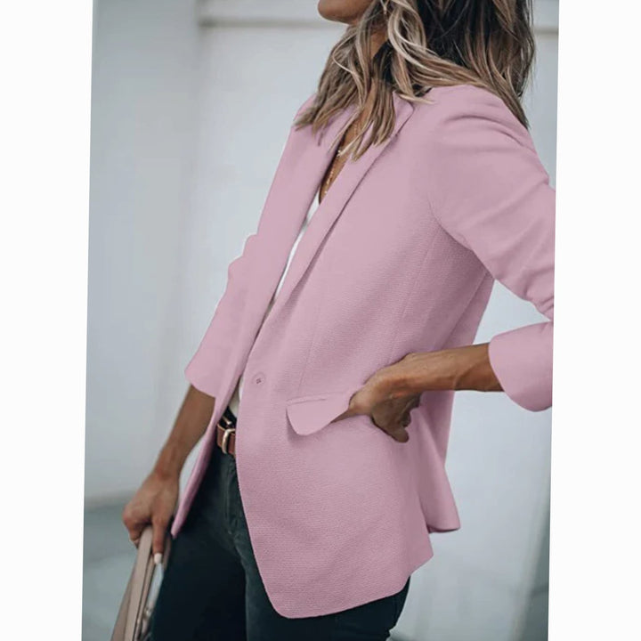 Daniëlle | Soepele Open Blazer met Lange Mouwen