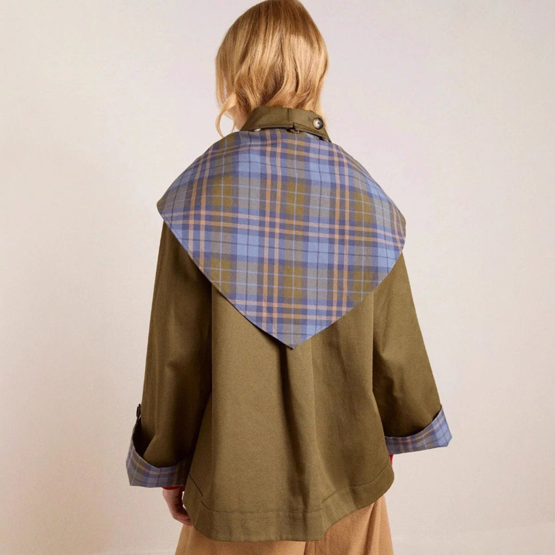 Fien | Oversized Korte Jas met Dubbele Knooprij