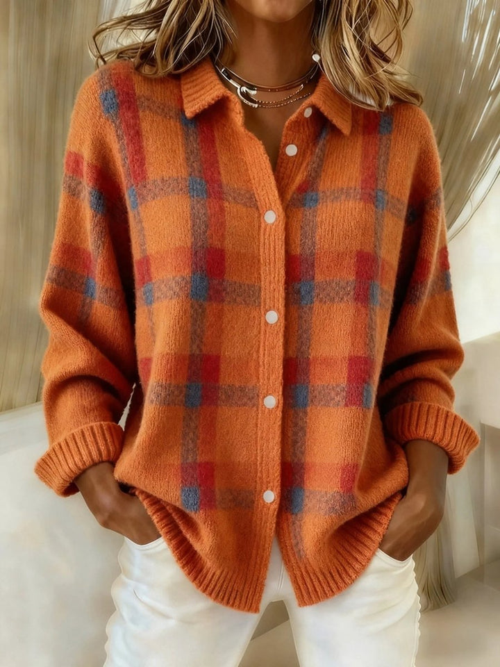 Fien | Geruit Oversized Vest