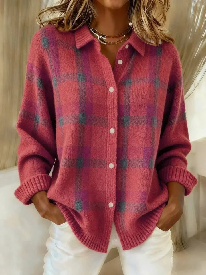Fien | Geruit Oversized Vest