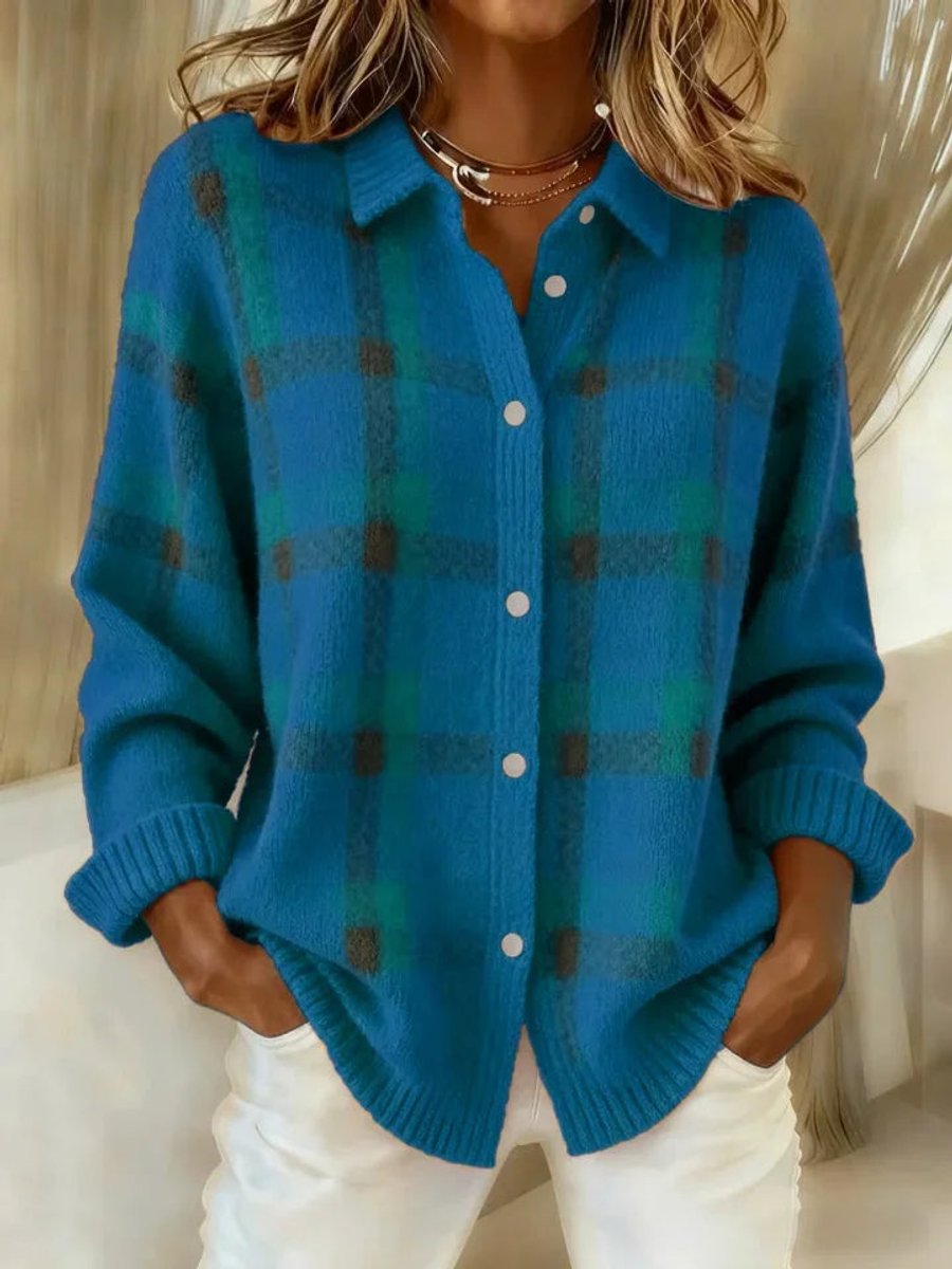 Fien | Geruit Oversized Vest