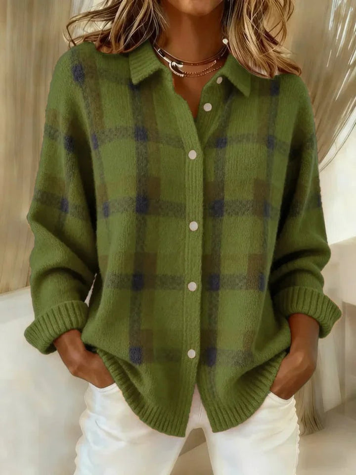 Fien | Geruit Oversized Vest