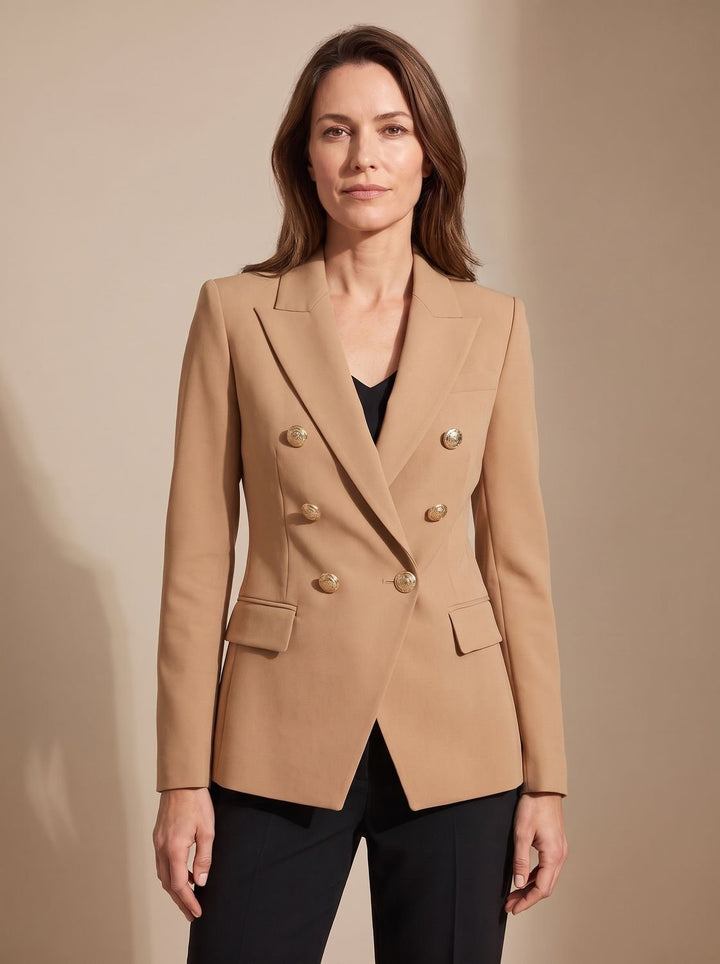 Eline | Getailleerde Dubbelrijer Blazer