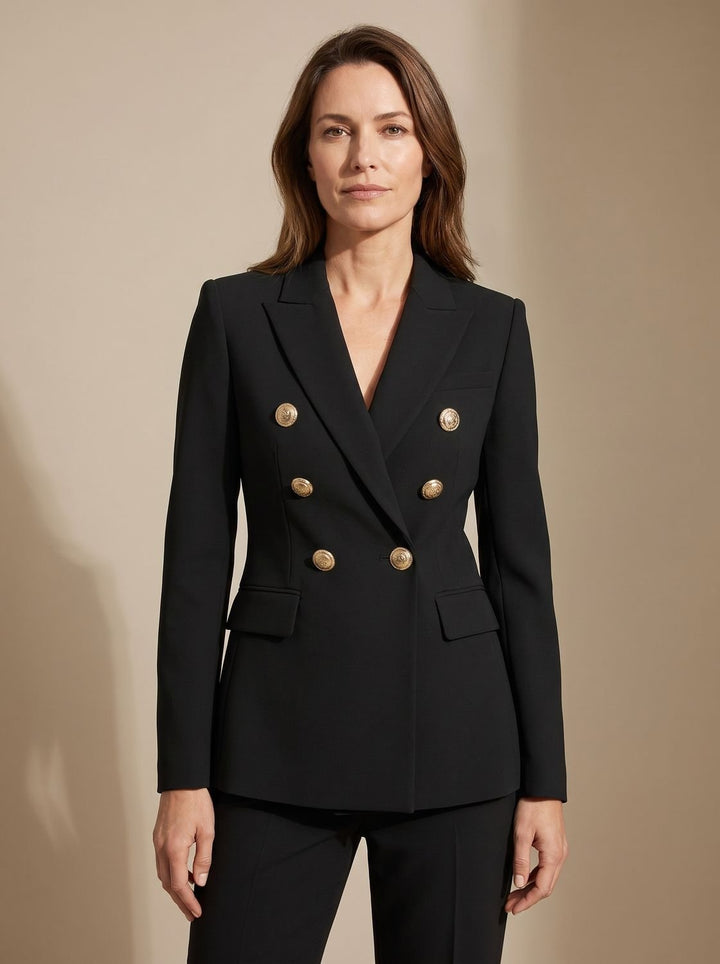 Eline | Getailleerde Dubbelrijer Blazer