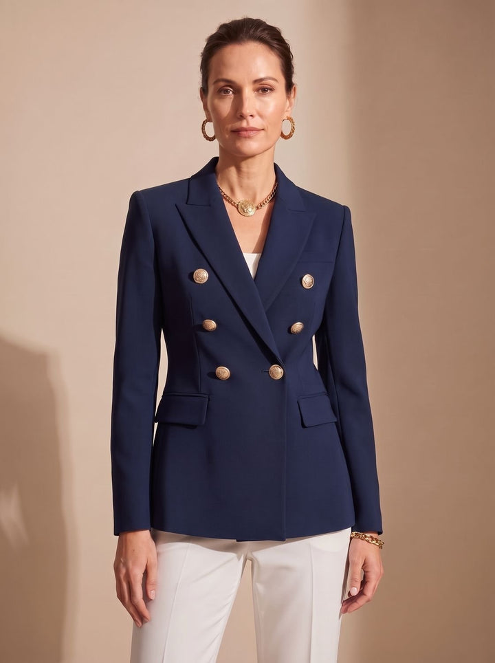 Imke | Getailleerde Dubbelrij Blazer