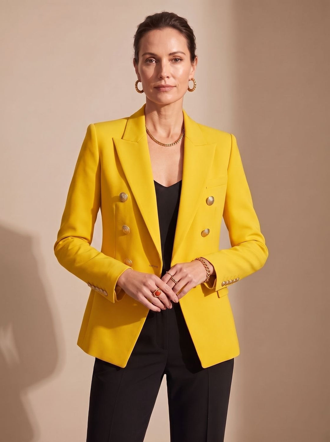 Imke | Getailleerde Dubbelrij Blazer