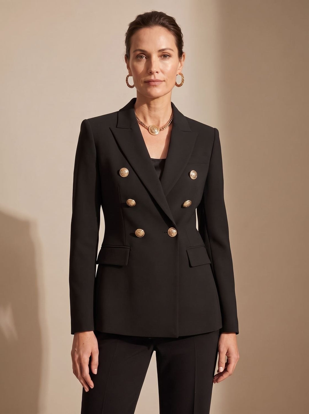 Imke | Getailleerde Dubbelrij Blazer