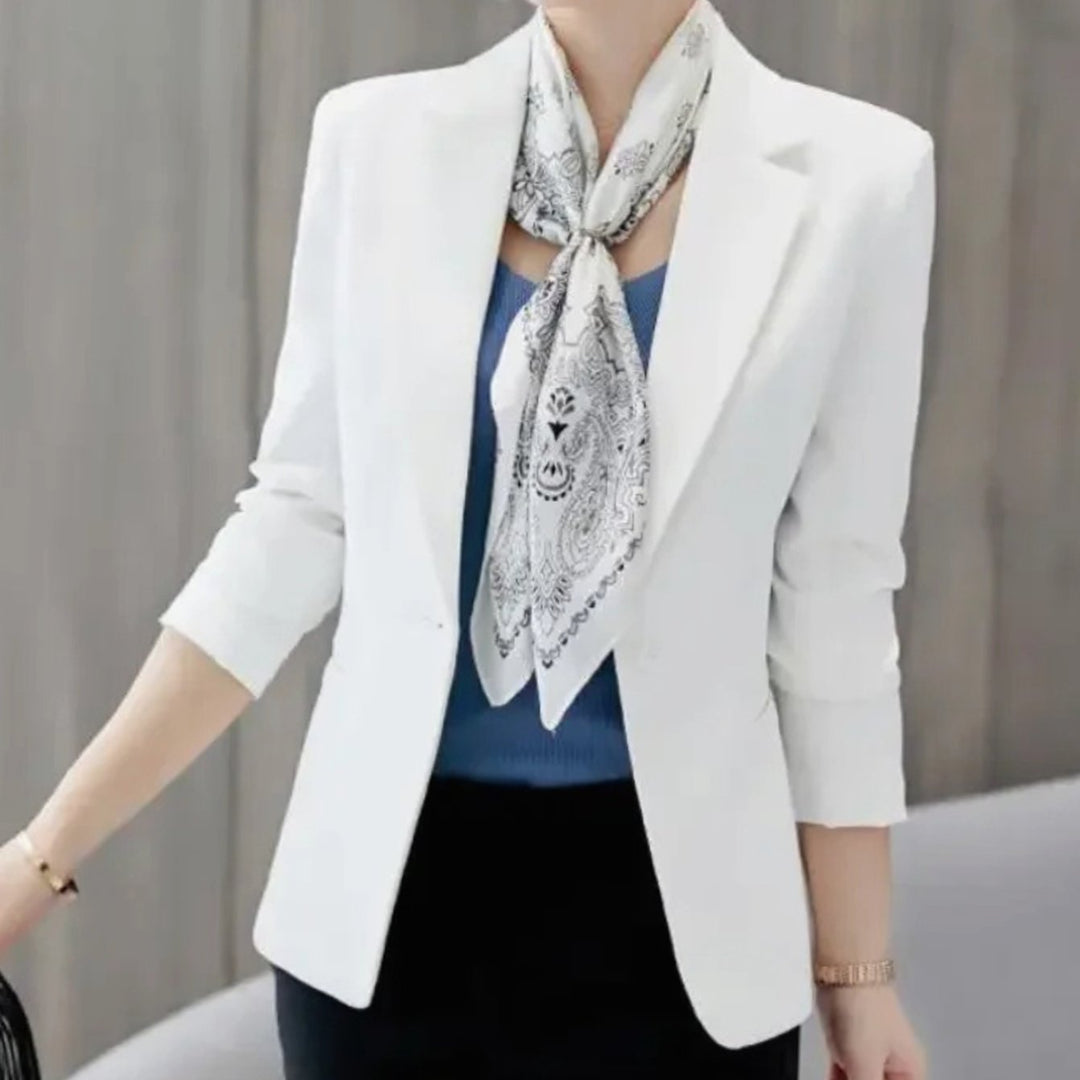 Dorien | Getailleerde Blazer met Enkele Knoop