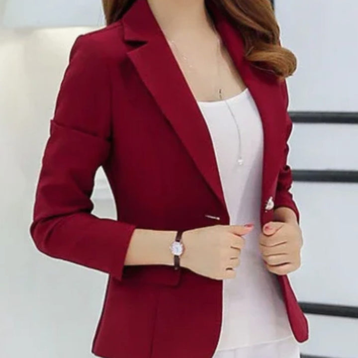 Dorien | Getailleerde Blazer met Enkele Knoop