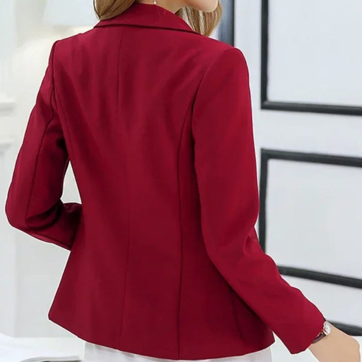 Dorien | Getailleerde Blazer met Enkele Knoop