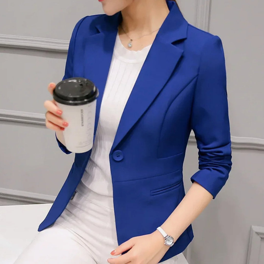 Dorien | Getailleerde Blazer met Enkele Knoop