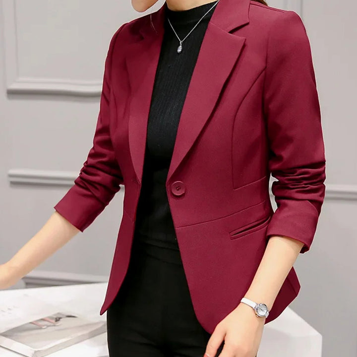 Dorien | Getailleerde Blazer met Enkele Knoop
